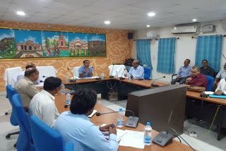 DC meeting with officials regarding drought in Sahibganj