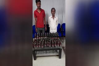 بارہمولہ میں شراب سمیت دو غیر مقامی گرفتار