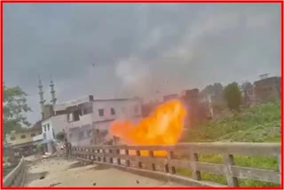 bomb blast in saran