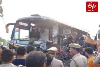 barabanki bus accident news today