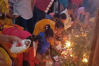 devotees in Historical Shiv Mandi in Dholpur