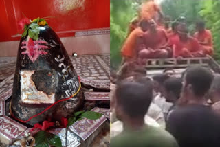 Anarchists damage Shivling in Uttar Pradesh's Cholapur