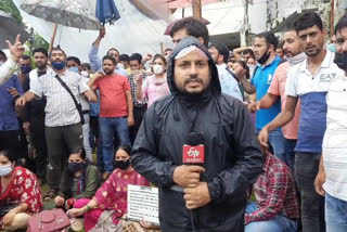 MGNAREGA Employees Protest in Jammu