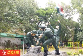 State first Soldiers Park is located in Shivamogga