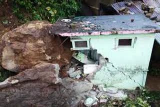 Three people died after a rock fell on the house in Turmakhand Bhool village