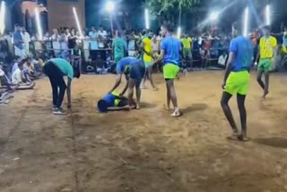 Kabaddi player dies playing match Cuddalore