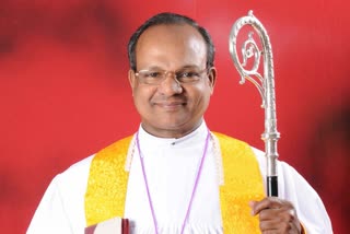 CSI Bishop Dharmaraj Rasalam s uk trip stopped by ED  ബിഷപ്പ് ധര്‍മരാജ് റസാലത്തിന്‍റെ വിദേശയാത്ര ഇഡി തടഞ്ഞു  ബിഷപ്പ് ധര്‍മരാജ് റസാലത്ത് കള്ളപ്പണം വെളുപ്പിക്കൽ കേസ്  CSI Bishop Dharmaraj Rasalam money laundering case  സിഎസ്‌ഐ ദക്ഷിണ കേരള മഹായിടവക ബിഷപ്പ് ധർമരാജ്