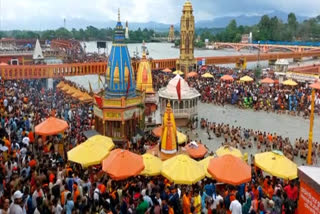 उत्तराखंडमधील दक्षेश्वर महादेव मंदिरात भाविकांची गर्दी