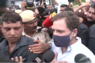 Cong interim president Sonia Gandhi arrives at the ED office for the second round of questioning in connection with the National Herald case