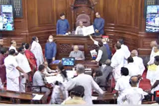 Rajya Sabha adjourned for 15 minutes amid Opposition ruckus