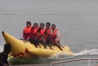 water sports at Chandil Dam