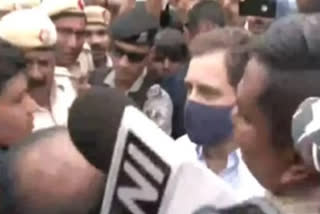 Police detained Rahul Gandhi