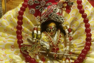 lady devotee lost  bal gopal