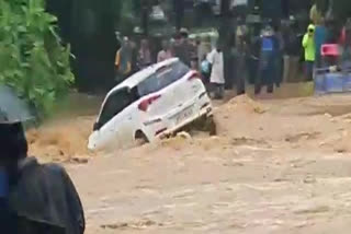 car in floods