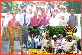 Families of Kargil War martyrs honored in Bilaspur