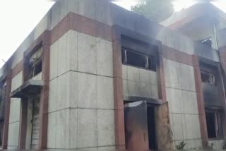 fire in textile factory in gurugram