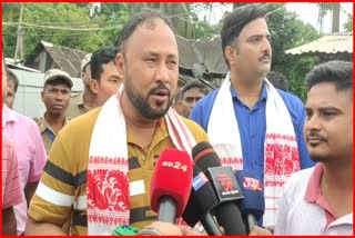 Minister Bimal Bora visited Badarpur industrial site in Karimganj