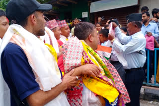 Kumudini Homes School band grand welcome at Kalimpong by different school