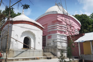 dance video goes viral in front of Kamteswari temple in Dinhata