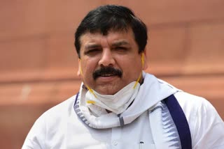 sanjay singh suspended from Rajya Sabha  സഞ്ജയ് സിങ് സസ്പെന്‍ഷന്‍  ആം ആദ്‌മി പാർട്ടി നേതാവ് സസ്പെന്‍ഷന്‍  sanjay singh suspension  സഞ്ജയ് സിങ് രാജ്യസഭ സസ്‌പെന്‍ഷന്‍