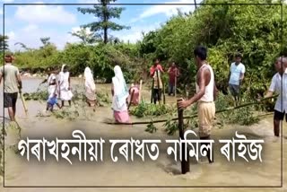 dropang river Erosion at Lakhimpur