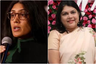 Roshni Nadar Malhotra listed the richest women in India  Roshni Nadar Malhotra and Falguni Nayar  Falguni Nayar is the richest self made women  nyka ceo falguni nayar listed second richest women in india  റോഷ്‌നി നാടാർ മൽഹോത്ര രാജ്യത്തെ ധനികയായ വനിത  ഫാല്‍ഗുനി നയ്യാര്‍ സ്വയം പര്യാപ്‌തരായ വനിതകളില്‍ ഏറ്റവും സമ്പന്ന  ഇന്ത്യയിലെ ധനികരായ വനിതകള്‍