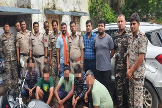 Five accused arrested with one and a half quintals of ganja