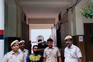 The accused in custody of Karol Bagh police