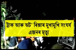 Road accident in Karimganj, one dead