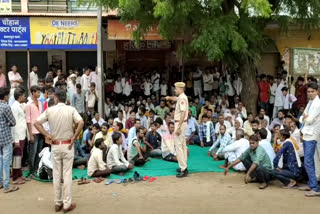 Protest in Dausa
