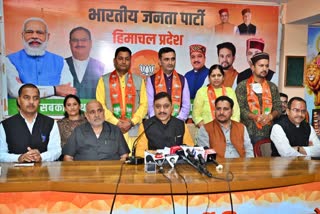 four leaders joins BJP in Himachal