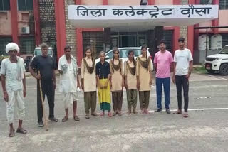 Girls in Dausa Collectorate