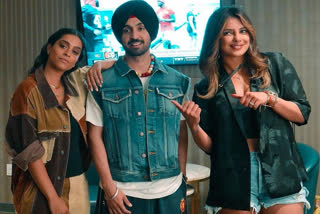 Priyanka Chopra and Diljit Dosanjh