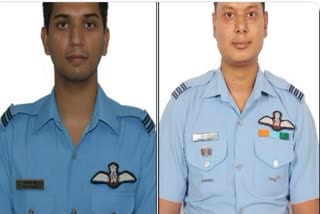 Flt Lt Advitiya Bal and Wg Cdr M Rana