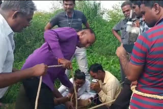 girl fell into borewell