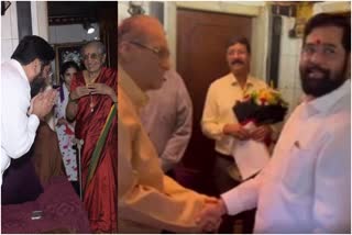 Chief Minister Shinde meet Leeladhar Dake sparked political debates