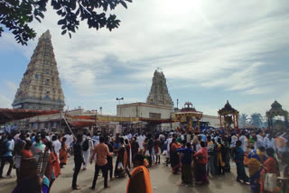 Karnataka : Mistakenly with Prasad a devotee got 2.9 lakh cash in a temple