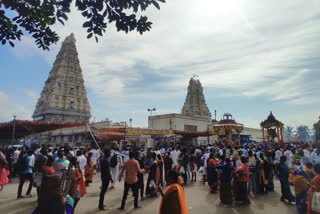 temple Staff accidently hands over a bag