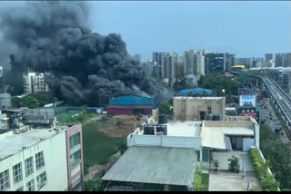 Watch: Massive fire breaks out on film set in Andheri