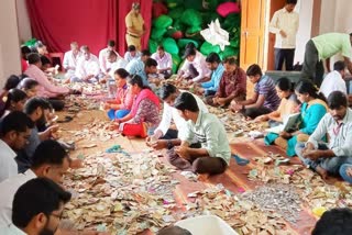 Hundi count of Sri Renukamba temple in Chandragutti