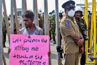 A Sri Lankan trade union leader has been arrested by the Police after he shared pictures of stolen President's flag being used as bedsheet and sarong in his social media account.