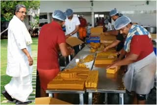 six-lakh-mysore-pak-are-being-prepared-for-siddaramaiahs-amruta-mahotsava-in-davanagere