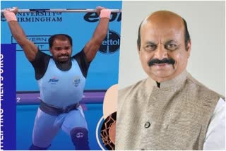 cm-basavaraj-bommai-congrats-to-weightlifter-gururaj-poojary-for-winning-bronze-medal
