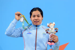 Indian weightlifter Bindyarani Devi wins silver medal
