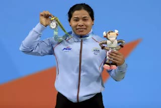 Indian weightlifter Bindyarani Devi wins silver medal in Women 55kg final