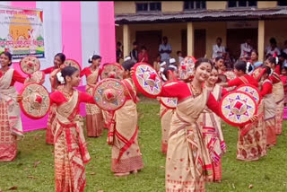 closing ceremony of bihu workshop in jamugurihat