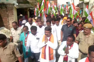 Union minister Dharmendra Pradhan takes part in 'Tiranga Padyatra' in Odisha's Dhenkanal
