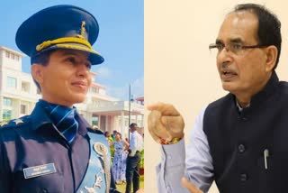 cm Shivraj congratulated Lieutenant Apoorva Trivedi