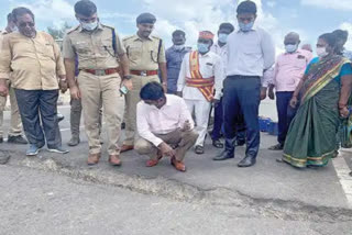 people request to repair the minor bridge at villupuram  minor bridge  minor bridge at villupuram damage  minor bridge damage  மைனர் பாலத்தில் விரிசல்  விழுப்புரம் மைனர் பாலம்  மைனர் பாலம்  விழுப்புரம் சென்னை தேசிய நெடுஞ்சாலை