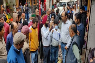 encroachment-marked-from-gandhi-chowk-to-valmiki-temple-in-mussoorie